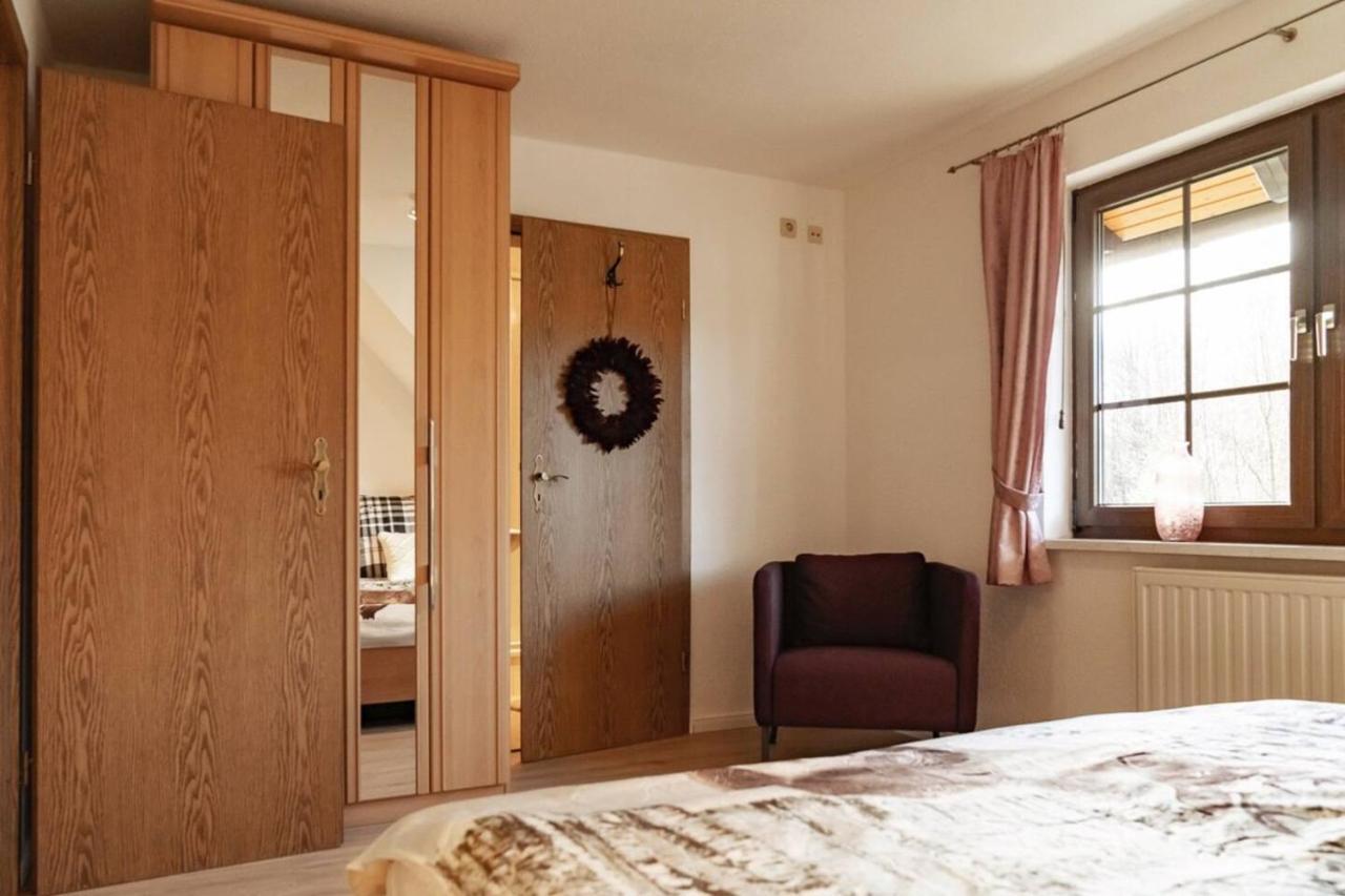 Das Waldseechalet Maerchenhafter Waldseeblick - Moderne Wohnung Mit Infrarotsauna Hasselfelde Eksteriør billede