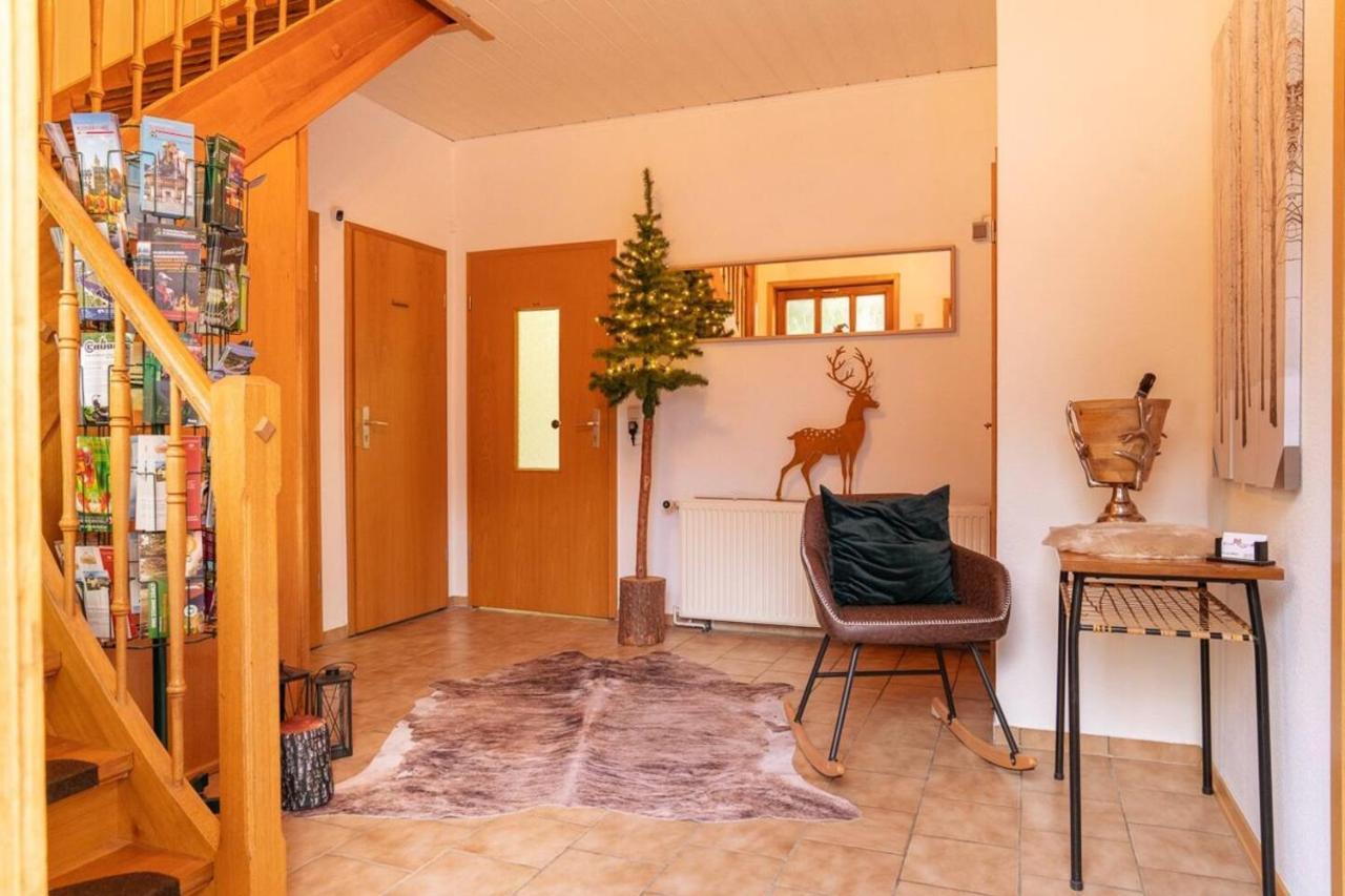 Das Waldseechalet Maerchenhafter Waldseeblick - Moderne Wohnung Mit Infrarotsauna Hasselfelde Eksteriør billede