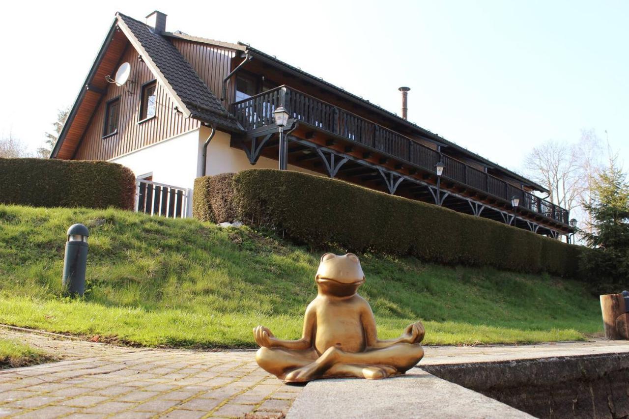 Das Waldseechalet Maerchenhafter Waldseeblick - Moderne Wohnung Mit Infrarotsauna Hasselfelde Eksteriør billede